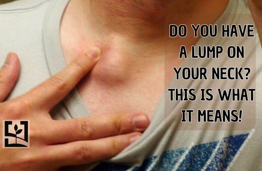 DO YOU HAVE A LUMP ON YOUR NECK, BACK, OR BEHIND YOUR EAR? THIS IS WHAT IT MEANS!