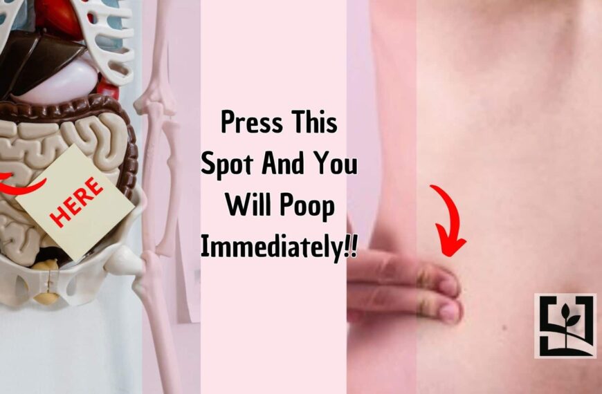 Press This Spot And You Will Poop Immediately!!