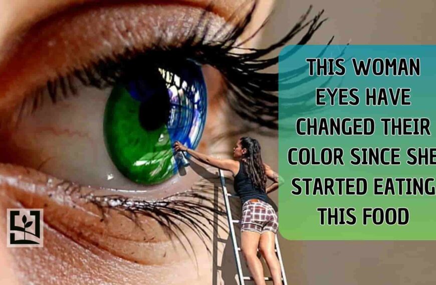 THIS WOMAN EYES HAVE CHANGED THEIR COLOR SINCE SHE STARTED EATING THIS FOOD